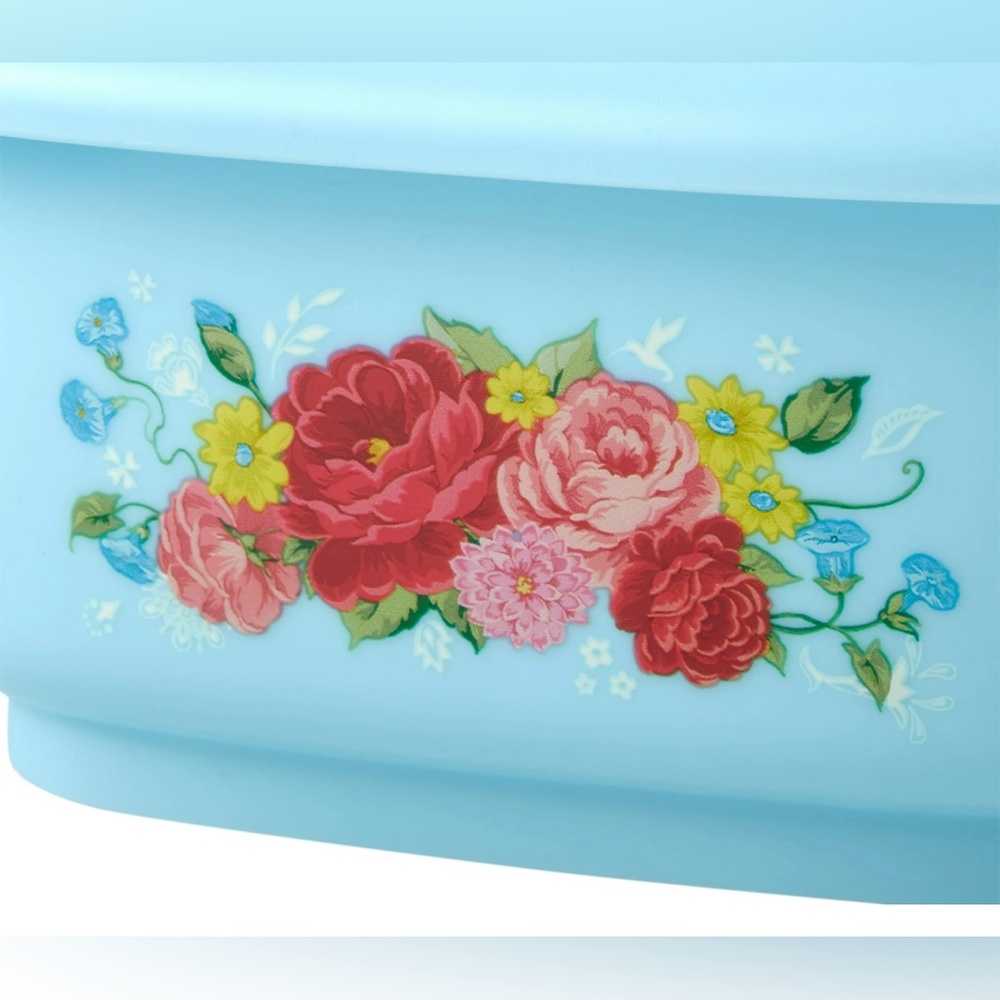 The Pioneer Woman 20 Piece Plastic Food Storage Container Variety Set,Sweet Rose - Picture 3 of 3